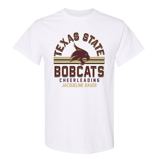 Texas State - NCAA Cheerleading : Jacqueline Bauer - Classic Fashion Shersey T-Shirt-0