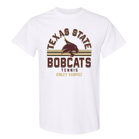 Texas State - NCAA Women's Tennis : Kinley VanPelt - Classic Fashion Shersey T-Shirt-0