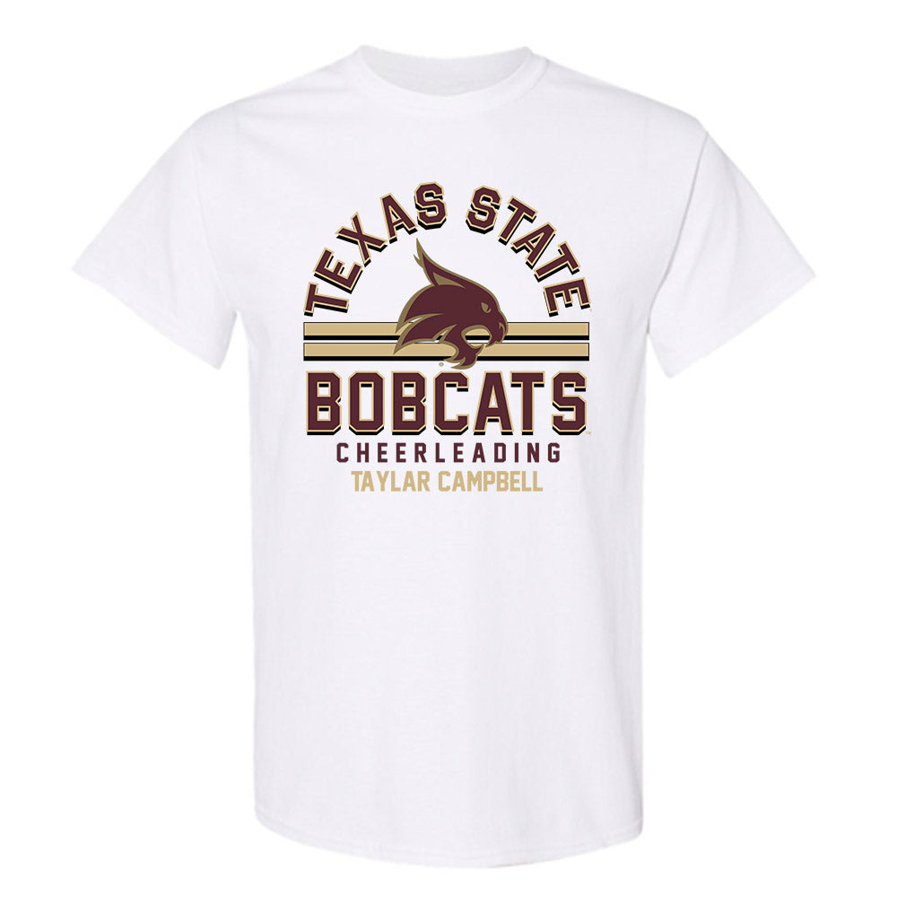Texas State - NCAA Cheerleading : Taylar Campbell - Classic Fashion Shersey T-Shirt-0