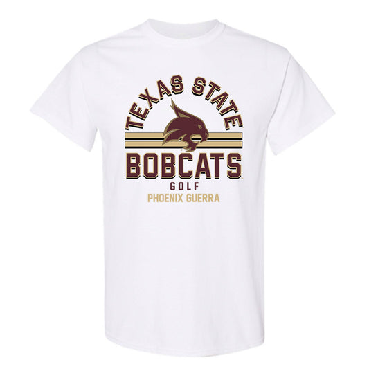 Texas State - NCAA Men's Golf : Phoenix Guerra - Classic Fashion Shersey T-Shirt-0