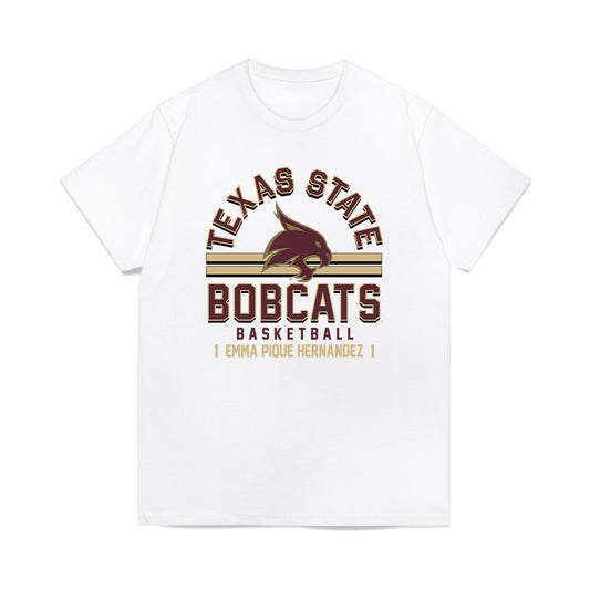 Texas State - NCAA Women's Basketball : Emma Pique Hernandez - Classic Fashion Shersey T-Shirt-0