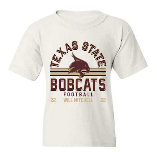 Texas State - NCAA Football : Will Mitchell - Classic Fashion Shersey Youth T-Shirt-0