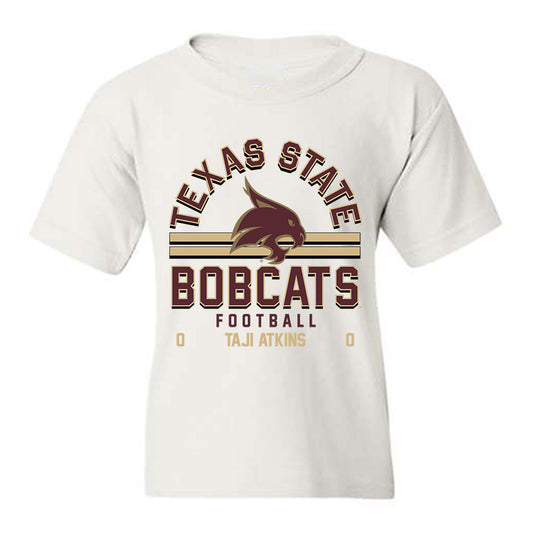 Texas State - NCAA Football : Taji Atkins - Classic Fashion Shersey Youth T-Shirt-0