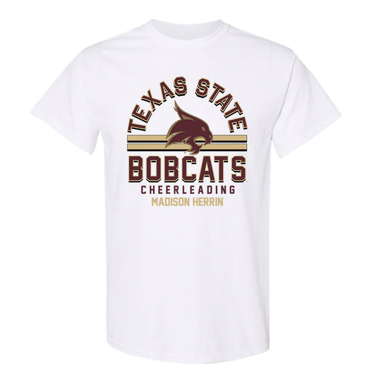 Texas State - NCAA Cheerleading : Madison Herrin - Classic Fashion Shersey T-Shirt-0
