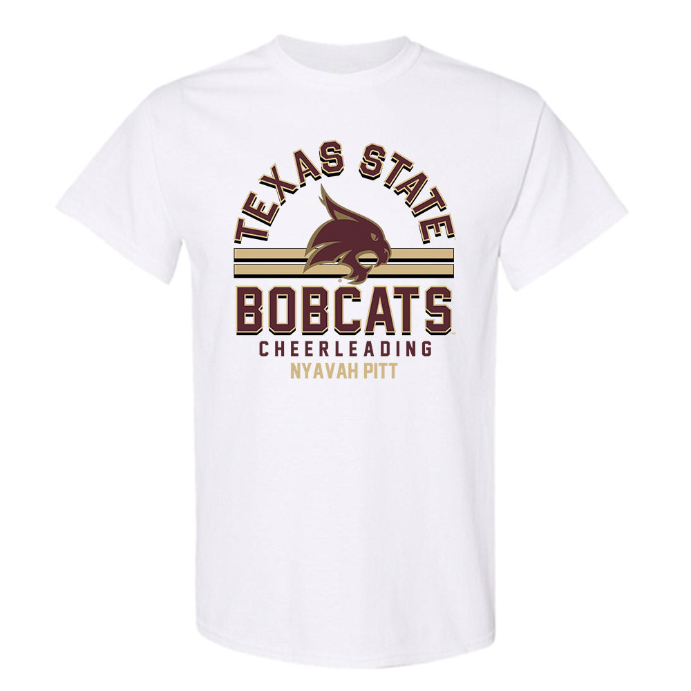 Texas State - NCAA Cheerleading : Nyavah Pitt - Classic Fashion Shersey T-Shirt-0