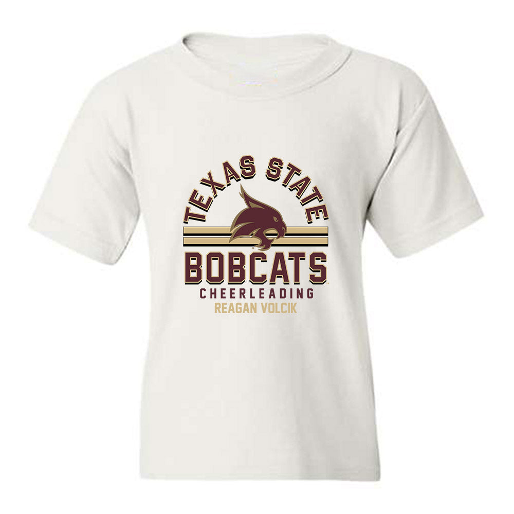 Texas State - NCAA Cheerleading : Reagan Volcik - Classic Fashion Shersey Youth T-Shirt-0
