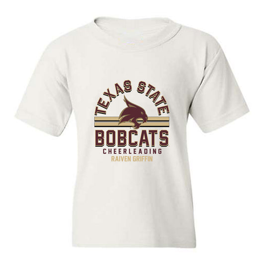 Texas State - NCAA Cheerleading : Raiven Griffin - Classic Fashion Shersey Youth T-Shirt-0