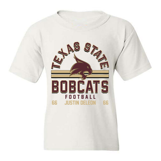 Texas State - NCAA Football : Justin Deleon - Classic Fashion Shersey Youth T-Shirt-0