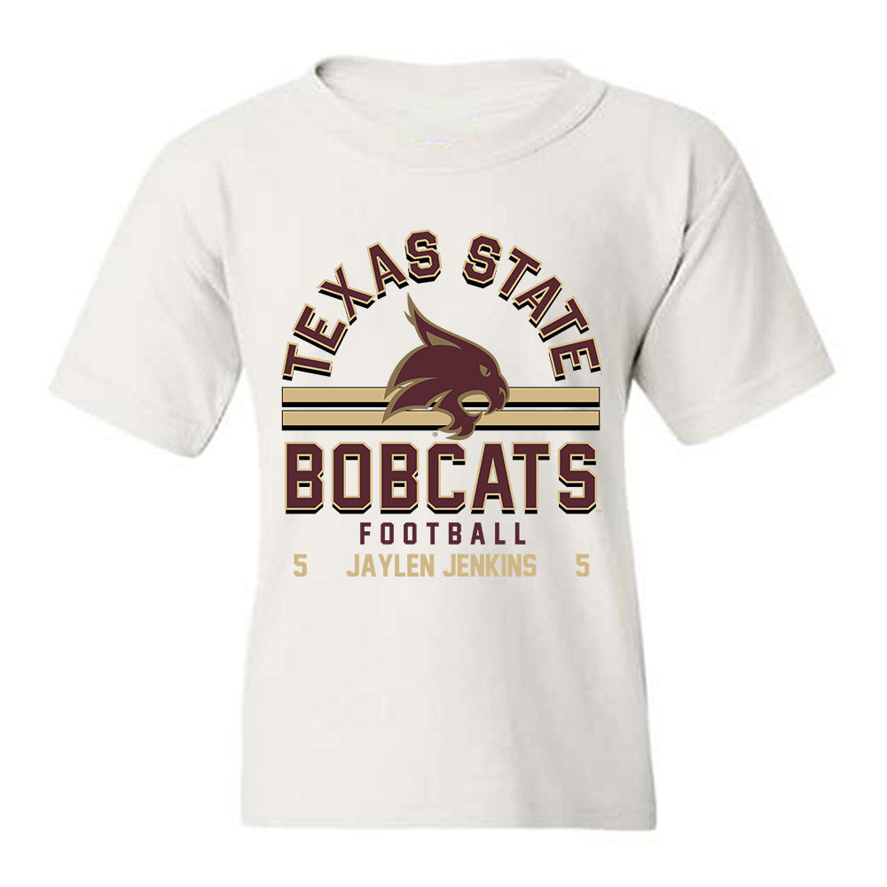 Texas State - NCAA Football : Jaylen Jenkins - Classic Fashion Shersey Youth T-Shirt-0
