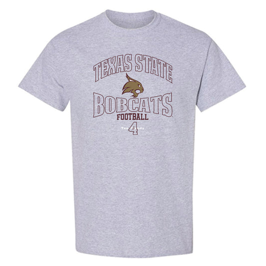 Texas State - NCAA Football : Tae Woody - Classic Fashion Shersey T-Shirt-0