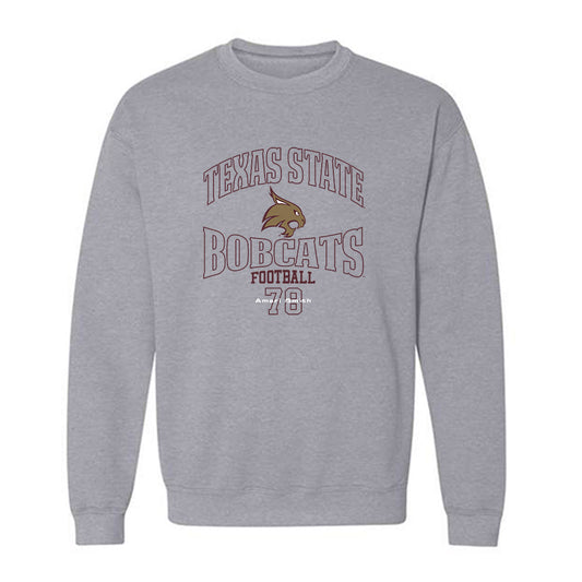 Texas State - NCAA Football : Amari Smith - Classic Fashion Shersey Crewneck Sweatshirt-0