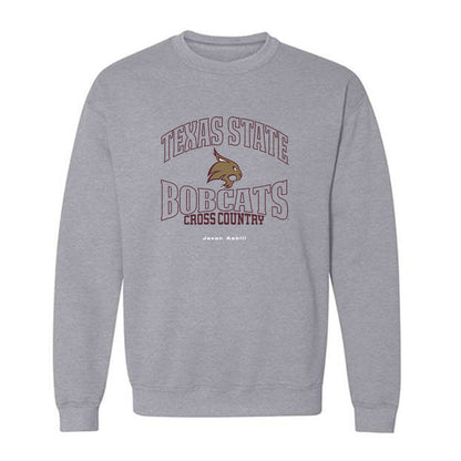 Texas State - NCAA Men's Cross Country : Jaxon Asbill - Classic Fashion Shersey Crewneck Sweatshirt-0