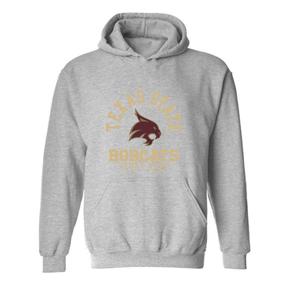 Texas State - NCAA Cheerleading : Gabriel Lujan - Classic Fashion Shersey Hooded Sweatshirt-0