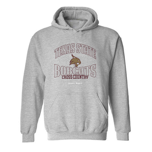 Texas State - NCAA Men's Cross Country : Jaxon Asbill - Classic Fashion Shersey Hooded Sweatshirt-0