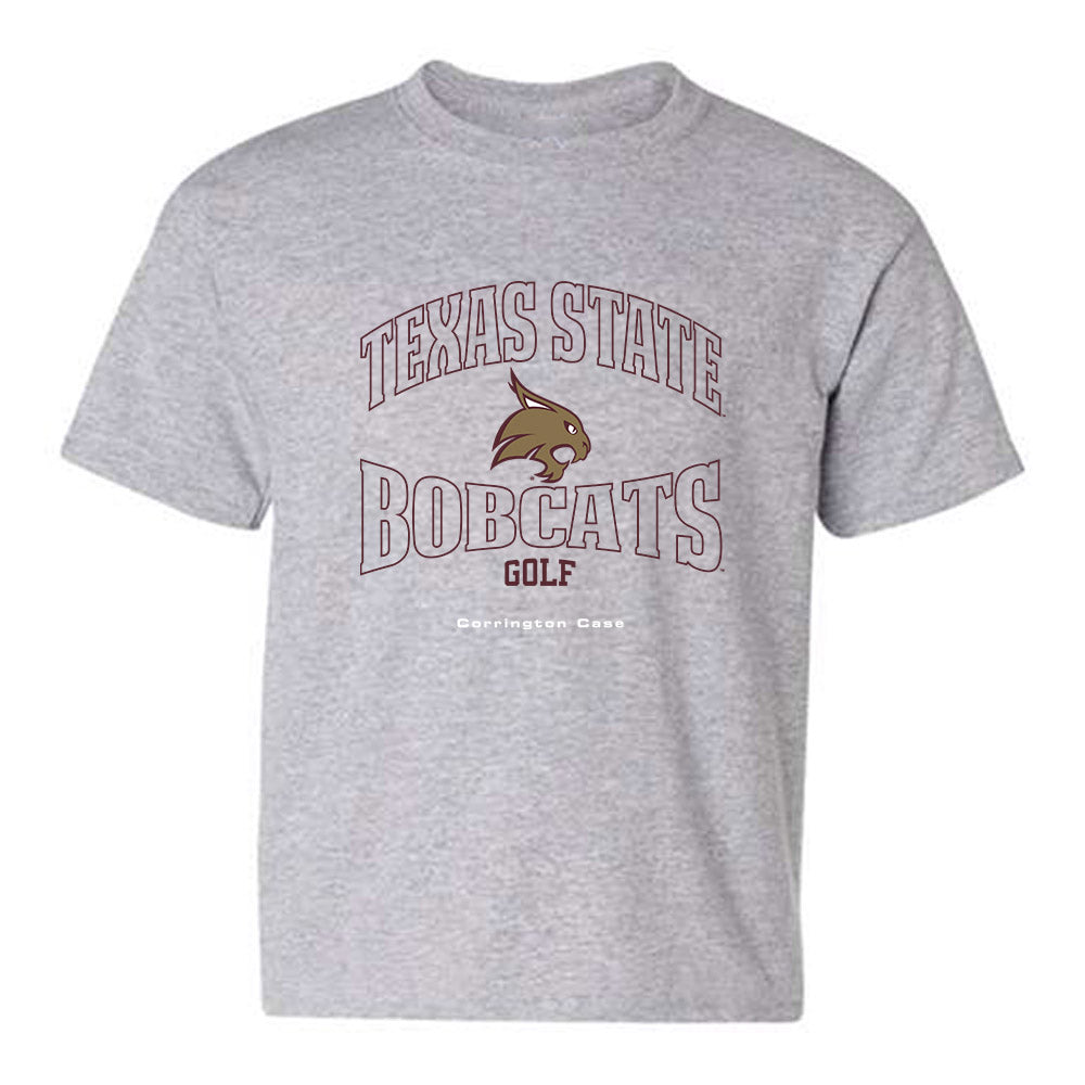 Texas State - NCAA Men's Golf : Corrington Case - Classic Fashion Shersey Youth T-Shirt-0
