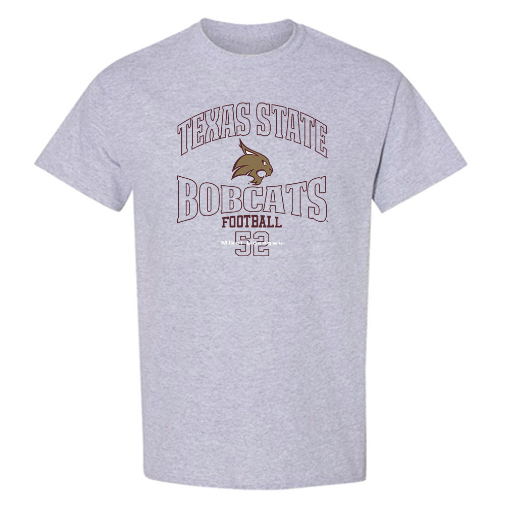 Texas State - NCAA Football : Mikel Udengwu - Classic Fashion Shersey T-Shirt-0