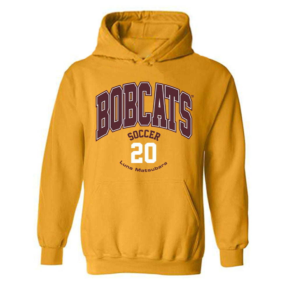 Texas State - NCAA Women's Soccer : Luna Matsubara - Classic Fashion Shersey Hooded Sweatshirt-0