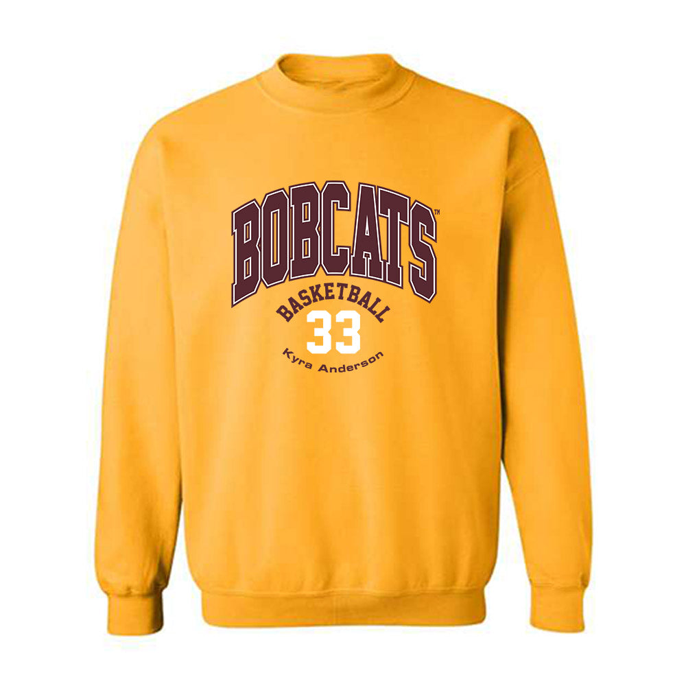 Texas State - NCAA Women's Basketball : Kyra Anderson - Classic Fashion Shersey Crewneck Sweatshirt-0