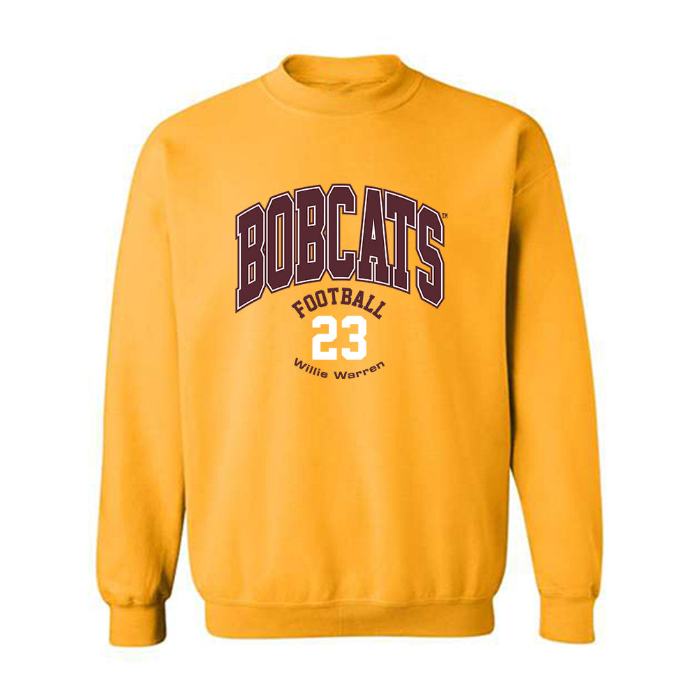 Texas State - NCAA Football : Willie Warren - Classic Fashion Shersey Crewneck Sweatshirt-0