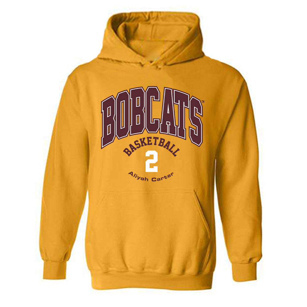 Texas State - NCAA Women's Basketball : Aliyah Carter - Classic Fashion Shersey Hooded Sweatshirt-0
