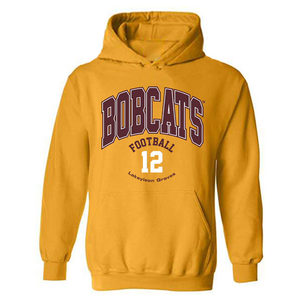 Texas State - NCAA Football : Lakeyleon Graves - Classic Fashion Shersey Hooded Sweatshirt-0