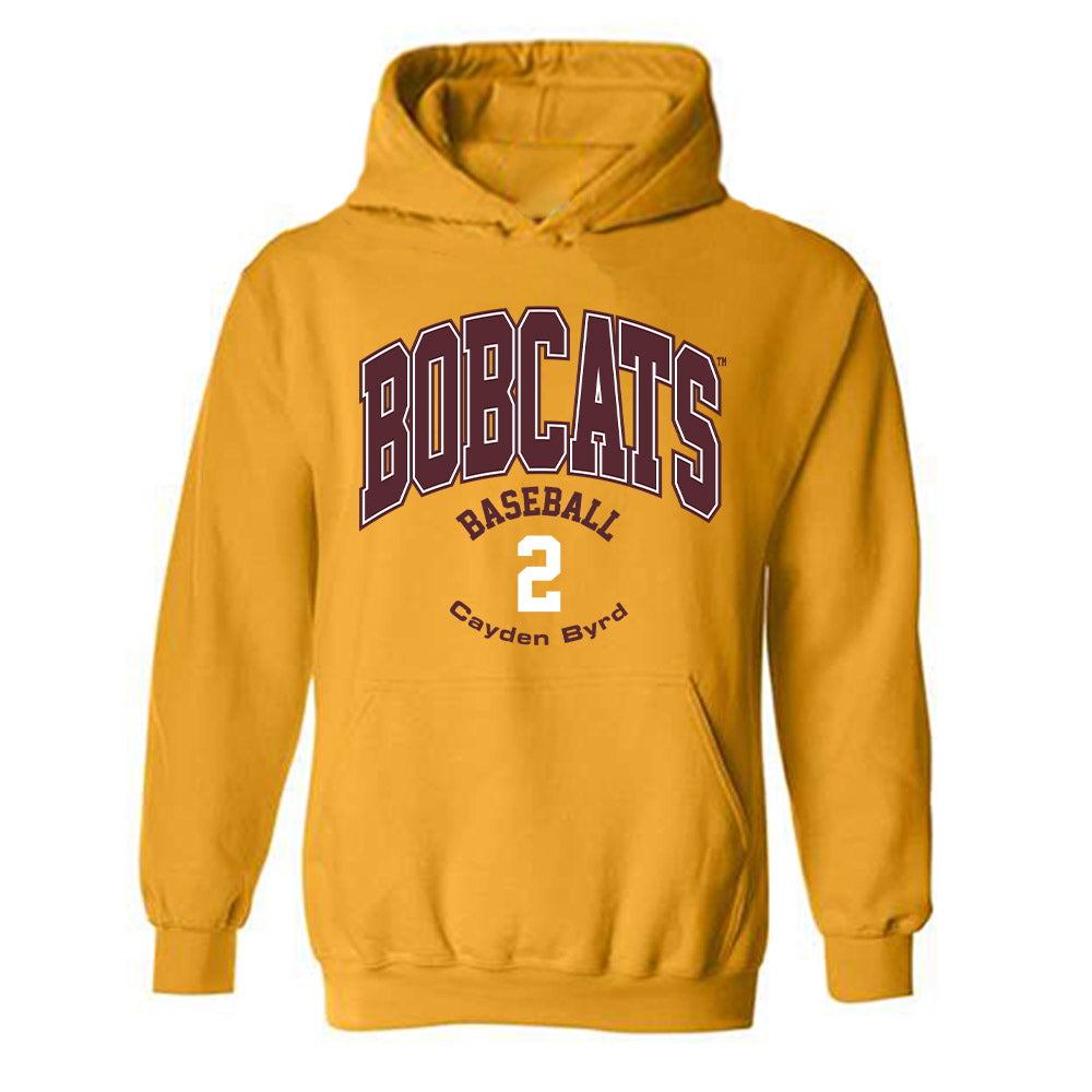 Texas State - NCAA Baseball : Cayden Byrd - Classic Fashion Shersey Hooded Sweatshirt-0