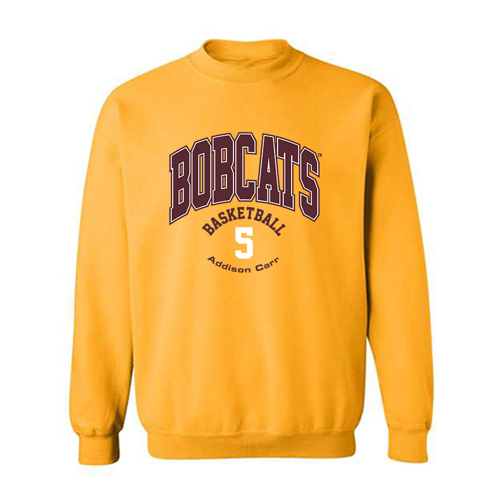 Texas State - NCAA Women's Basketball : Addison Carr - Classic Fashion Shersey Crewneck Sweatshirt-0