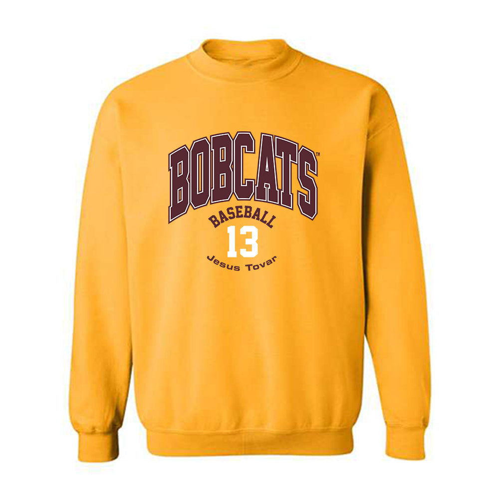 Texas State - NCAA Baseball : Jesus Tovar - Classic Fashion Shersey Crewneck Sweatshirt-0