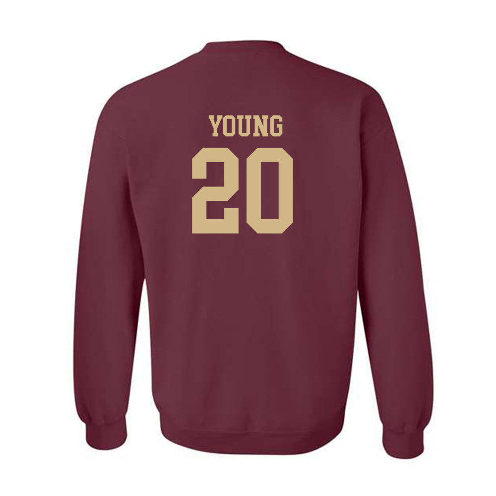 Texas State - NCAA Softball : Peyton Young - Classic Shersey Crewneck Sweatshirt-1