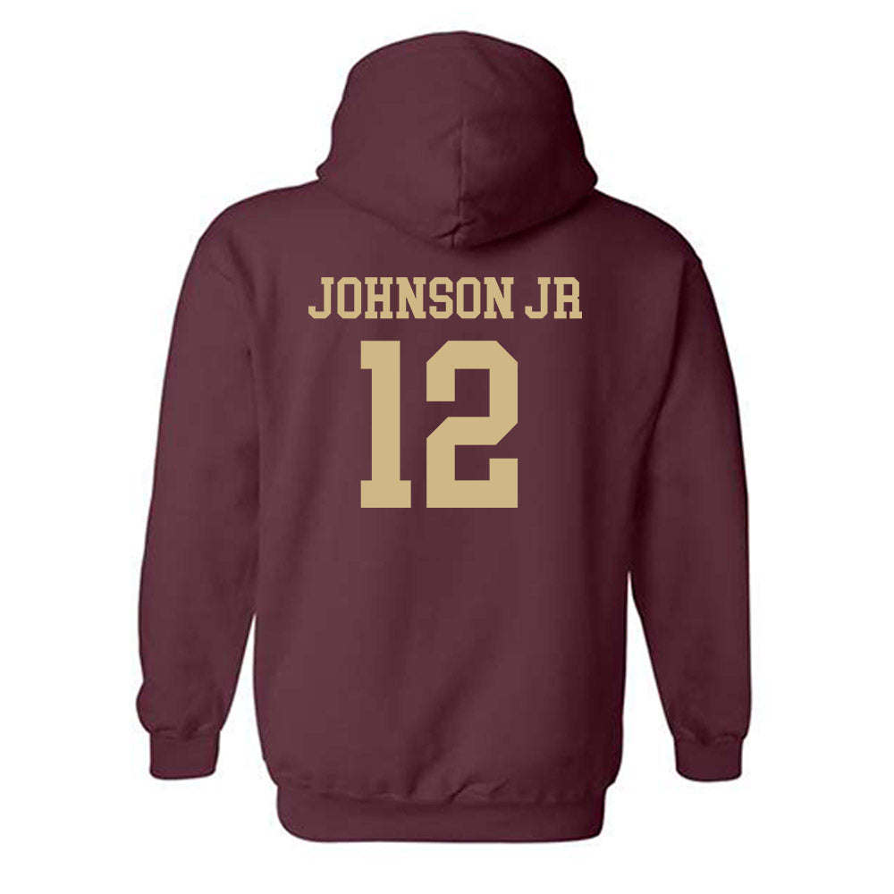 Texas State - NCAA Football : Lorenzo Johnson Jr - Classic Shersey Hooded Sweatshirt-1