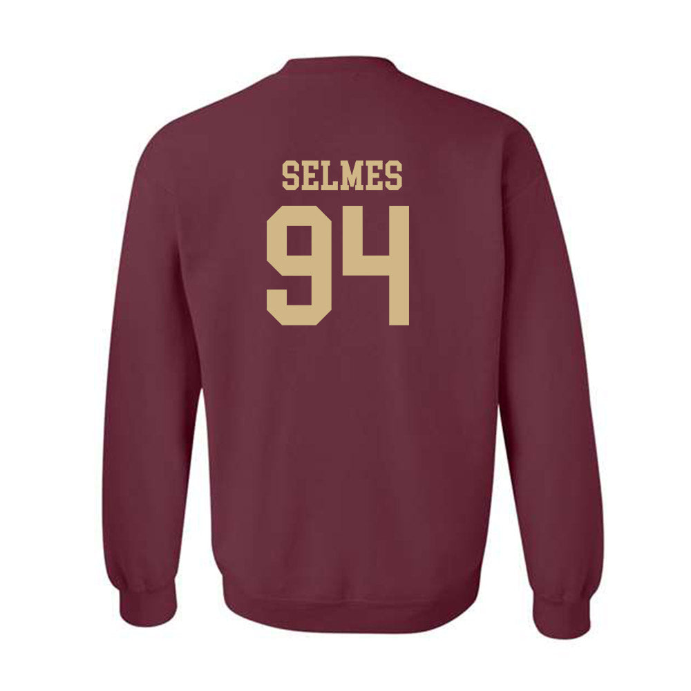 Texas State - NCAA Football : Joshua Selmes - Classic Shersey Crewneck Sweatshirt-1