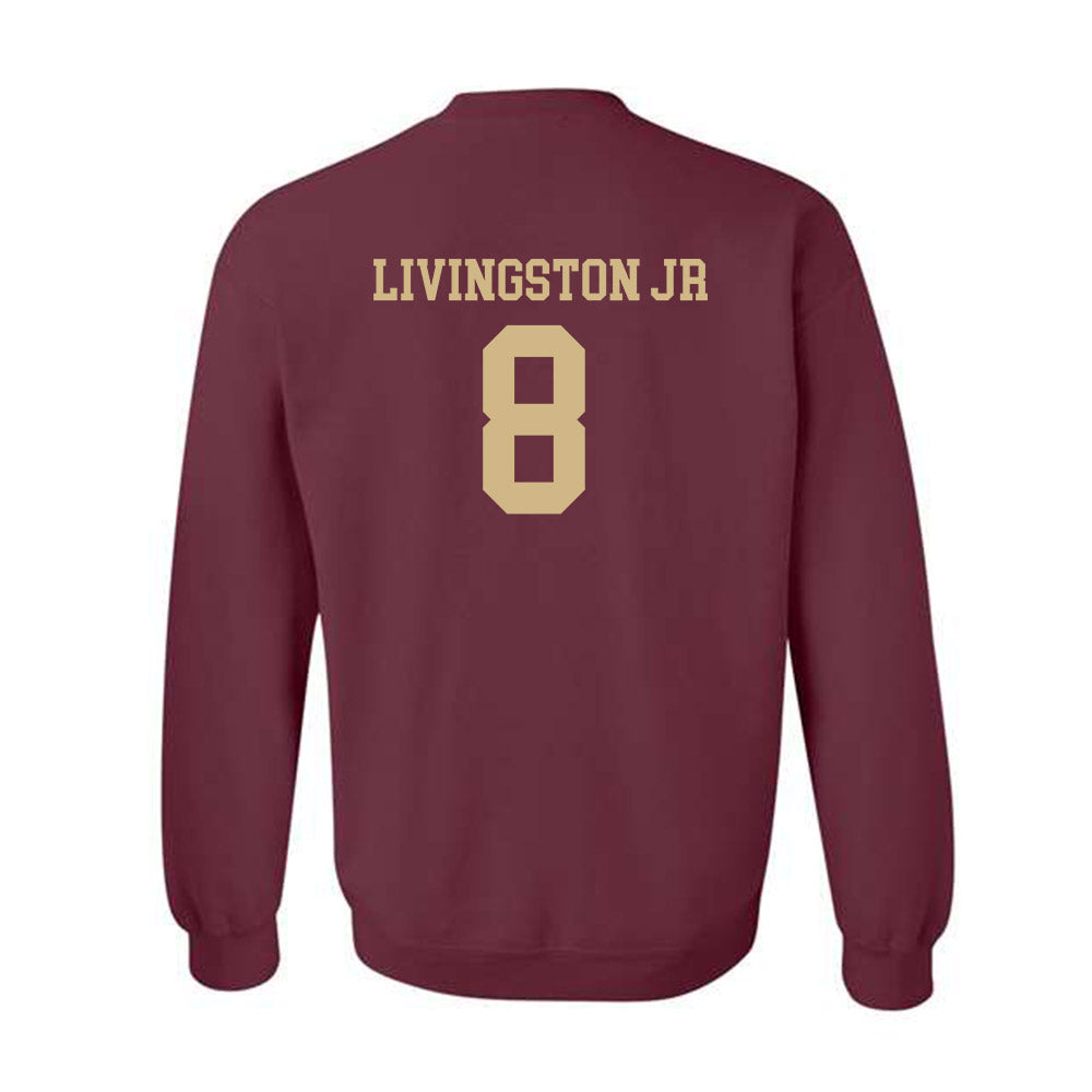 Texas State - NCAA Men's Basketball : Randy Livingston Jr - Classic Shersey Crewneck Sweatshirt-1