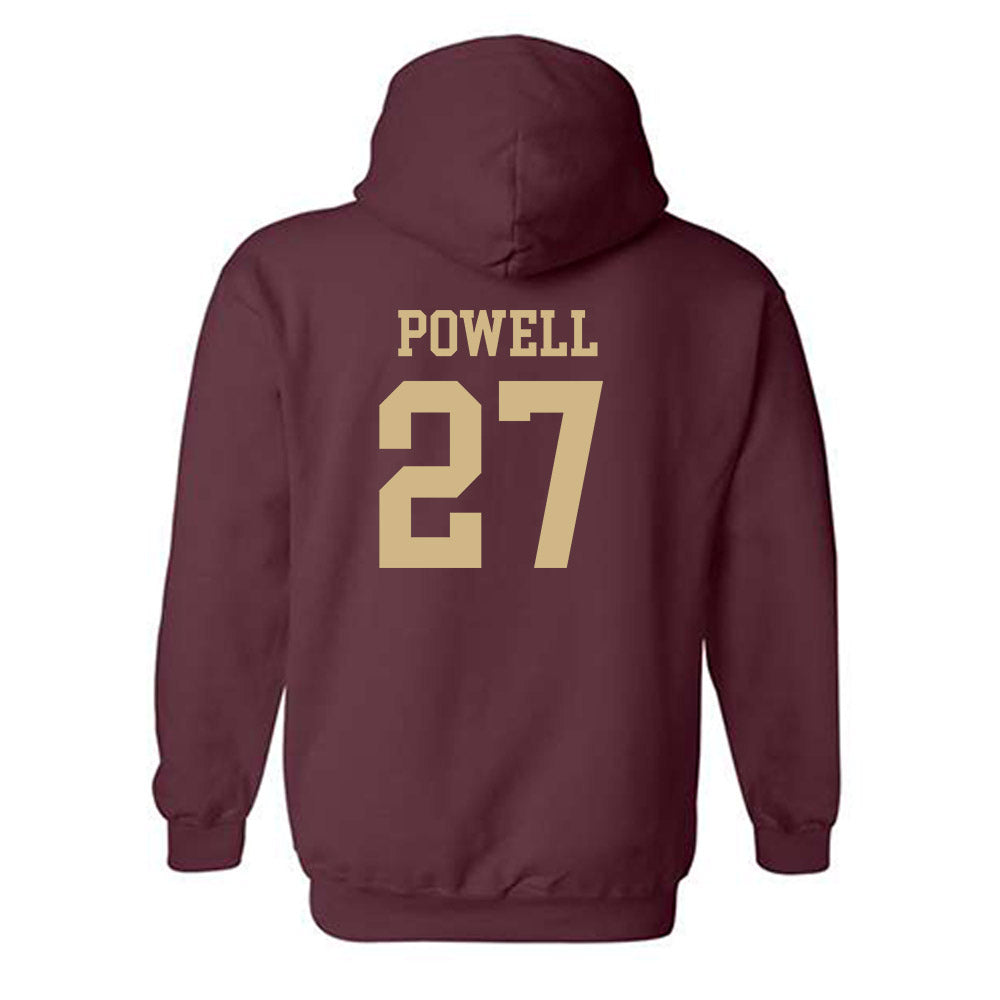 Texas State - NCAA Football : Cordarian Powell - Classic Shersey Hooded Sweatshirt-1