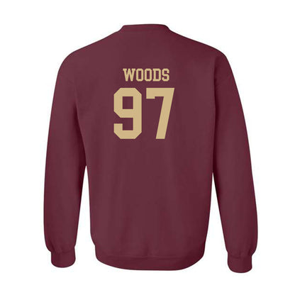 Texas State - NCAA Football : Devarrick Woods - Classic Shersey Crewneck Sweatshirt-1
