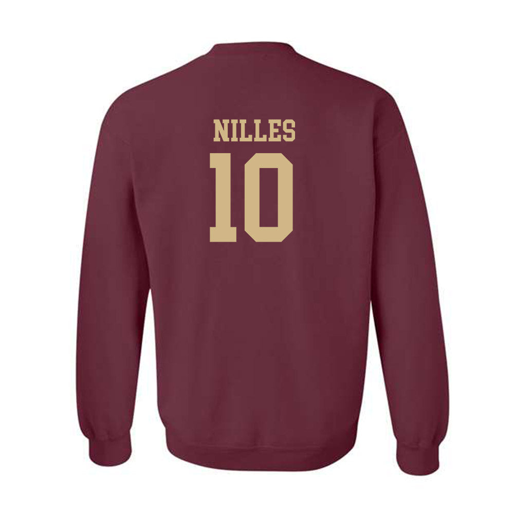 Texas State - NCAA Football : Cole Nilles - Classic Shersey Crewneck Sweatshirt-1