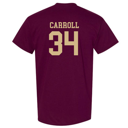 Texas State - NCAA Baseball : Coll Carroll - Classic Shersey T-Shirt-1