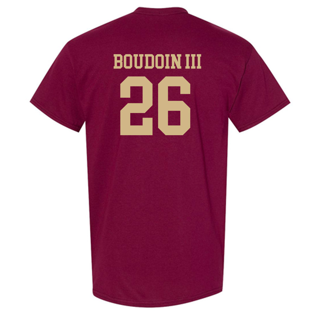 Texas State - NCAA Football : Michael Boudoin III - Classic Shersey T-Shirt-1