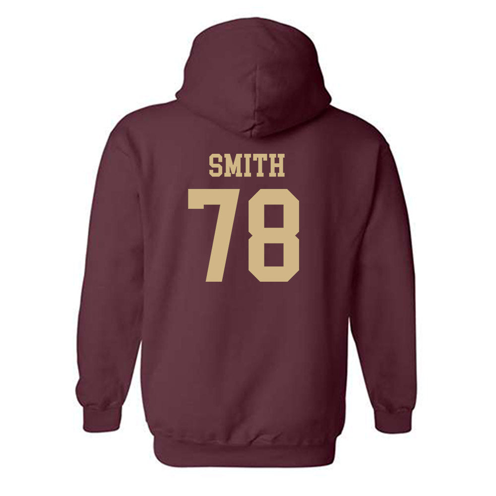 Texas State - NCAA Football : Amari Smith - Classic Shersey Hooded Sweatshirt-1