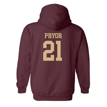 Texas State - NCAA Football : Cole Pryor - Classic Shersey Hooded Sweatshirt-1