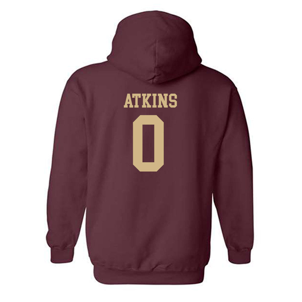 Texas State - NCAA Football : Taji Atkins - Classic Shersey Hooded Sweatshirt-1