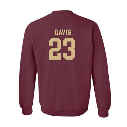 Texas State - NCAA Football : Darius Davis - Classic Shersey Crewneck Sweatshirt-1
