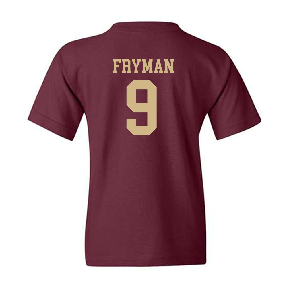 Texas State - NCAA Baseball : Bennett Fryman - Classic Shersey Youth T-Shirt-1