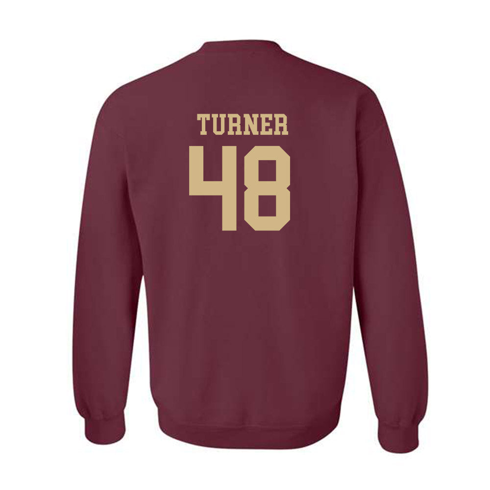 Texas State - NCAA Football : Austin Turner - Classic Shersey Crewneck Sweatshirt-1