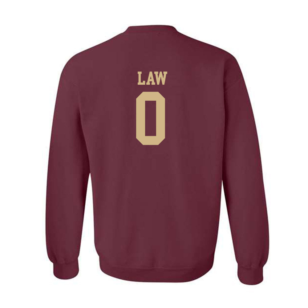 Texas State - NCAA Football : Jay Law - Classic Shersey Crewneck Sweatshirt-1
