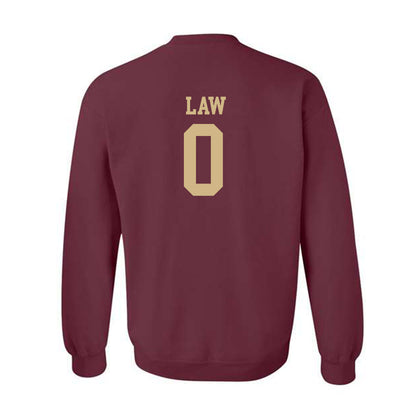 Texas State - NCAA Football : Jay Law - Classic Shersey Crewneck Sweatshirt-1