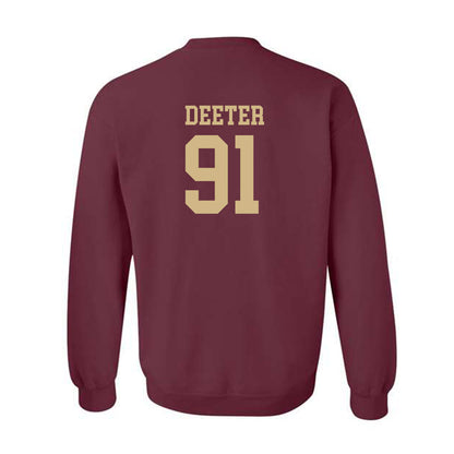 Texas State - NCAA Football : Jp Deeter - Classic Shersey Crewneck Sweatshirt-1