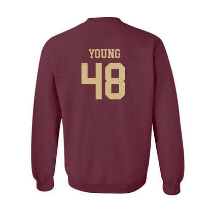 Texas State - NCAA Football : Braylon Young - Classic Shersey Crewneck Sweatshirt-1