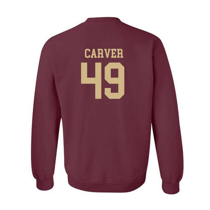 Texas State - NCAA Football : Blaine Carver - Classic Shersey Crewneck Sweatshirt-1