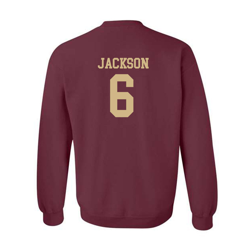 Texas State - NCAA Football : Davian Jackson - Classic Shersey Crewneck Sweatshirt-1