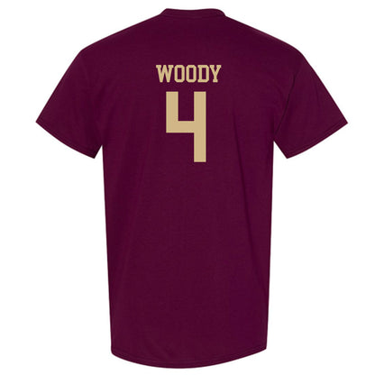 Texas State - NCAA Football : Tae Woody - Classic Shersey T-Shirt-1